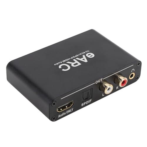 Extractor de Audio HDMI ARC de 192 KHz, EARC, Extractor de Audio ARC HDMI 2.1, Convertidor DAC HiFi de 24 Bits y 192 KHz a óptico, Conector de 3,5 Mm, Adaptador de Sonido de TV