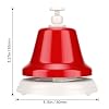 Facmogu Desk Bells, 8 Notes Diatonic Metal Hand Bells, Rainbow Music Bells, Musical Learning Teaching Percussion Instrument, Holiday Birthday Gift