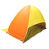 Tente de voyage extérieure - capacité, adaptée pour une à deux personnes, idéale pour la plage, le camping, tente automatique