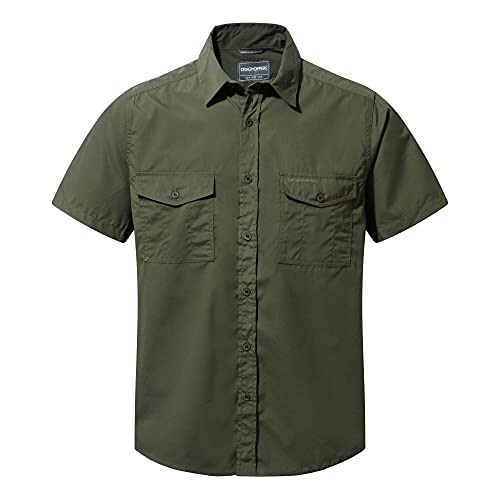Craghoppers Kiwi-Kurzarmhemd für Herren, Insektenschutzstoff und Kragen, Sonnenschutz – perfekt für Outdoor, Sommer, Safari und Wandern