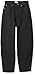 The Drop Women's Zoe Balloon Leg Shape High-Rise Jean, Jet Black, 28