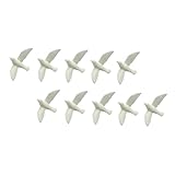 Anneome Kleine Weiße Taube Modell Desktop-Zubehör Weißes 10 Stück Feen-Tierfiguren Taubenfigur Masse Friedenstaube Statue Mini-Hauszubehör Künstliche Taube