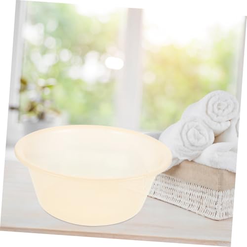 Balde grande para remojar pies beige plástico miniatura 4