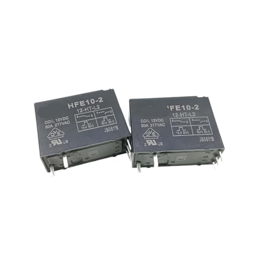 Relé magnético HFE10-2 con interruptor manual de doble bobina 50A lote de 5 unidades