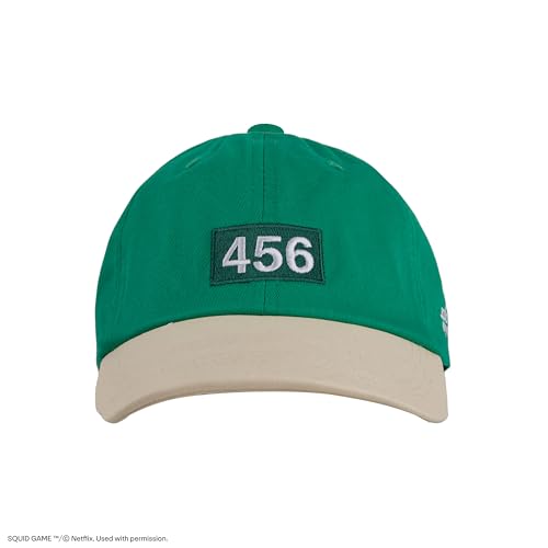 Cinereplicas Squid Game - Player 456 Baseball Cap - 54-60 cm Head Circumference - Official License Green