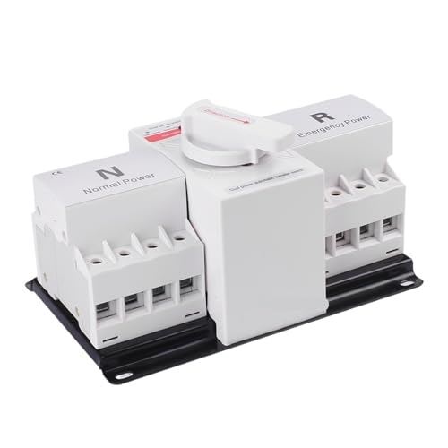 Interruptor de transferencia automática para cortes de luz con disyuntor 63A 4P 2