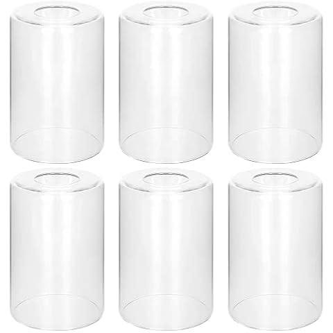Clear Glass Shades Replacement for Light Fixtures Cover
