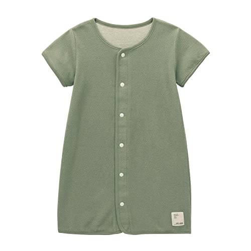 [ベルメゾン] スリーパー ガールズ ボーイズ あったか 裏側 綿 フリース キッズスリーパー ライトカーキ 120～130