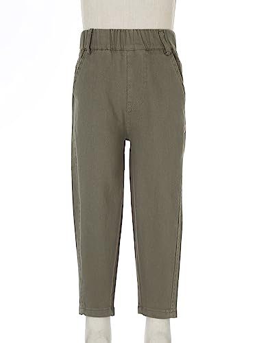 Little Boys Fashion Dressy Suit Pants Cotton Active Jogger Trousers Stretch Chino Pants3