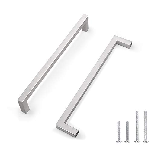 Weekly Top Sale knobelite Kitchen Cabinet Handles Cabinet Pulls 30 Pack - Drawer Pulls Brushed Stainless Steel Cabinet Hardware 7-1/2in Hole Centers Drawer Handles for Dresser Drawers