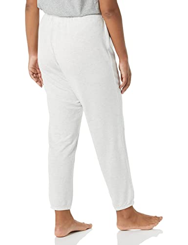 Amazon Essentials Women's Lightweight Lounge Terry Jogger Pajama Pant (Available In Plus Size), Pale Grey/Grey Heather, X-Large #TOP5