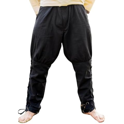 Leonardo Carbone Viking Trousers with Lacing Cover