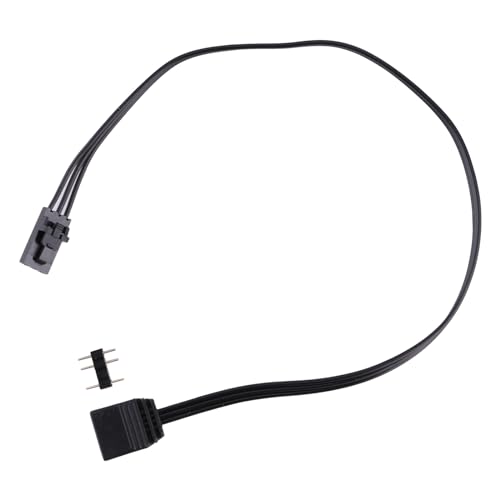 BIGULA 5V3Pin ARGB Adapter Cable For For RGB 4Pin For AuraandMSI Light Connector