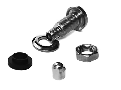 Veteran Tire And Rubber Tr-416-S 1" Outer Mount Metal Valve Stem (4 Pack) #TOP1