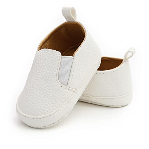 Image of Infant Baby Boys Girls Canvas Sneaker Toddler Slip On Anti Skid Newborn First Walkers Candy Shoes for 0-18 Months