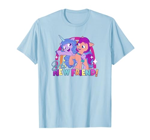 T-shirt My Little Pony Izzy fille vêtement imprimé poney rose et bleu