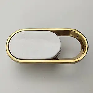 ABVIN White Golden Drawer Knobs - Unique Cabinet Pulls, Beautiful Drawer Decorative Dresser Drawer Pulls Home & Kitchen Decor - 1 Pcs
