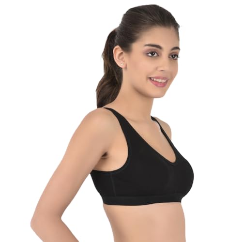 Image of Softline Butterfly Women's Cotton 1064 Sports Bra