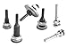 Drive Arbor with Threaded Shaft, 3/4 in.L (3 Pieces)