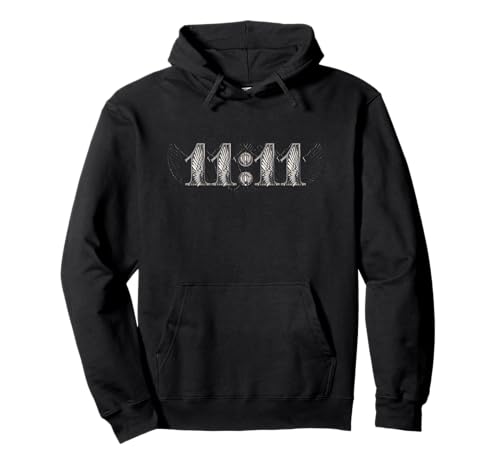 Palm Angels 11:11 Synchronicity Numerology Angel Pullover Hoodie