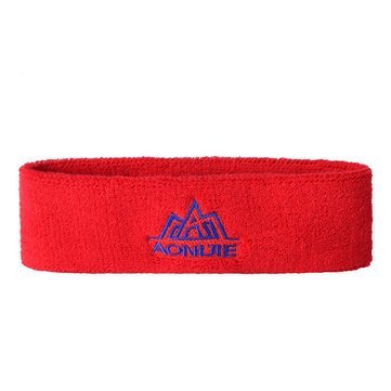 KTM Healthcare® Outdoor Sport Headband High Elasticity Cotton Breathable Sweatband Sports Running Hair Head Band-Red-image-17