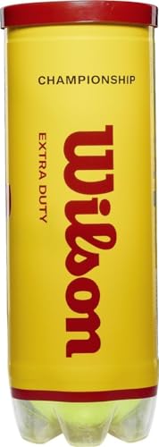 WILSON Championship Tennis Balls - Extra Duty, Single...