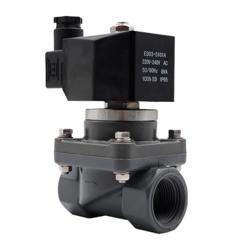 Vanne solénoïde CPVC 1/2 pouce G AC110V pour contrôle de pression
