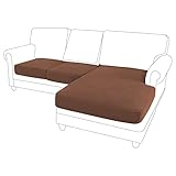 Foreate Sectional Couch Covers 3 Piece Sectional Couch Cover Sets - Stretch Sofa Cushion Covers for