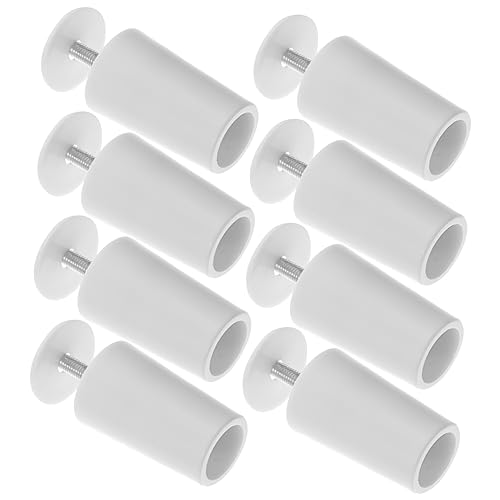 Ciieeo 8pcs Blind Safety Window Stopper Rolling Shutters Floresent Valve Stem Caps Hurricane Hardware Rail Button Plugs Shutter Repair Kit Shutter Stopper Track White Plastic Vertical