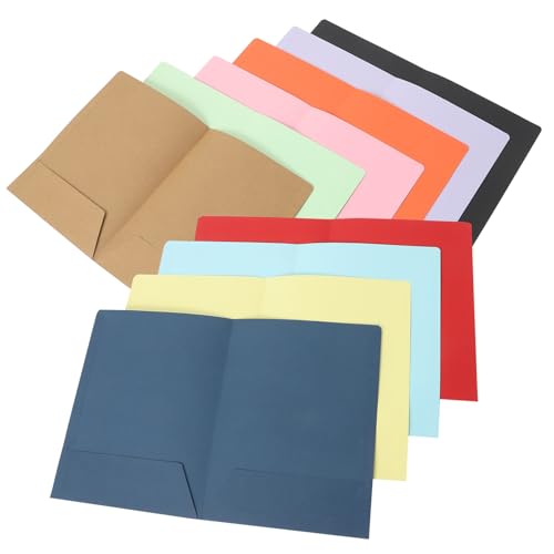 Chemises Porte-Documents A4 contre les feuilles volantes, rangement à deux compartiments en bloc