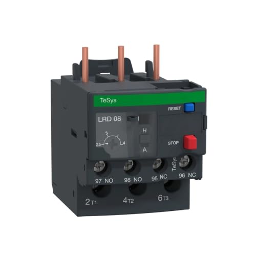 Relais thermique différentiel LRD08 2.5-4A avec contact auxiliaire 1NO 1NC