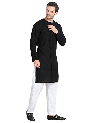 Image of Leriya Fashion Men's Slub Cotton pathan Suit Kurta