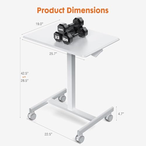 Bureau mobile pour ordinateur portable parfait pour le télétravail - 3