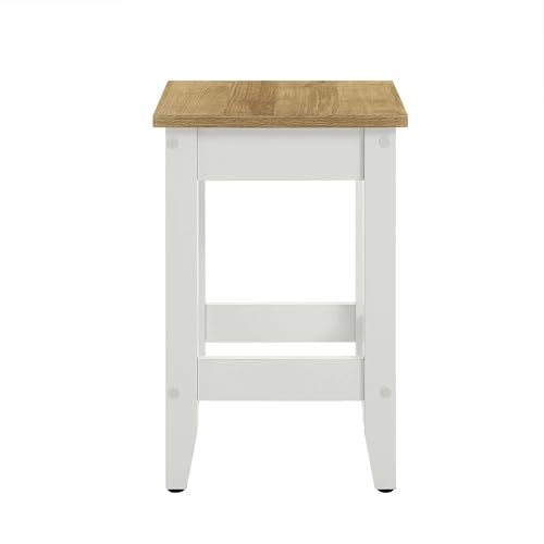 Modway Sunbrook Butaco para Barra de Cocina 22 pulgadas en Blanco Roble - Estilo Moderno miniatura 4