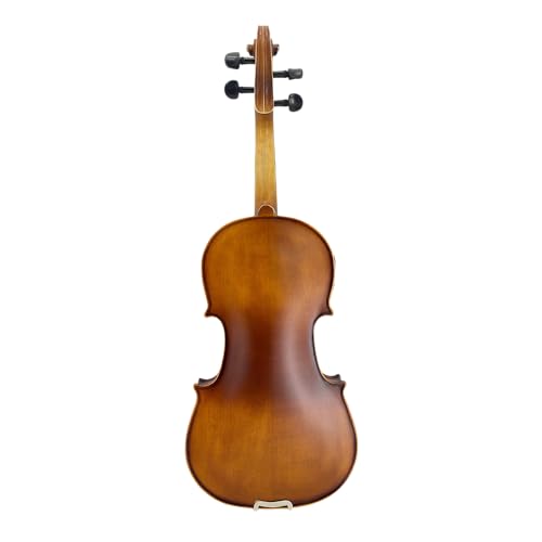 Image of Acoustic Violin 4 /4, 4 Strings Electric violin Maple Spruce Solid Wood Body, Ebony Fittings with Case, Bow, Accessories
