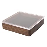 Présentation facile : le couvercle en acrylique transparent transforme ce présentoir de table en une vitrine pratique pour vos médailles, insignes et badges, vous permettant de les exposer à l'abri de la poussière. porte-badges horizontal. vitrine pour médailles
