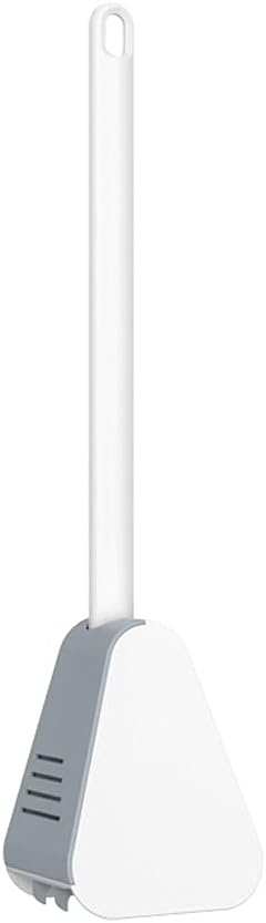 Toilet Bowl Brush with Holder Toilet Brush Holder Household Wall-mounted Toilet Cleaning Brush Bathroom Long Handle Silicone Toilet Bowl Brush 360° No Dead Angle Cleaning Brushs Set Bathroom Accessori