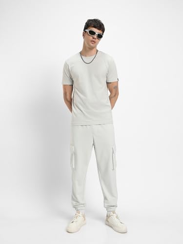 Image of Bewakoof Men's 100% Cotton Solid Regular Fit Half Sleeve Round Neck T-Shirt | Tshirt for Men Cotton| Casual Wear | Street Wear