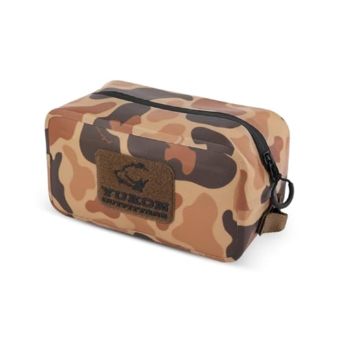 Yukon Outfitters Dry Diddy Pack – Bolsa de almacenamiento impermeable con costuras soldadas, cremallera resistente al agua, camuflaje vintage