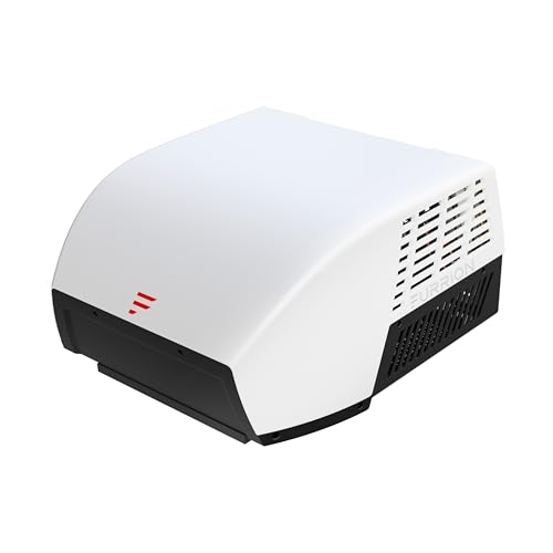 Furrion Chill Cube 18K Ducted White Variable Speed RV Rooftop Air Conditioner with Heat Pump, High EER, Low-Profile ADB, Turbo Cooling, Battery Saver Mode - FACR18HEDA-PS-AM
