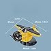 Solar Powered Airplane Shaped Car Ornaments, Car Dashboard Ornament,Auto Interior Decoration,Dashboard Drifting Rotating Airplane Ornament,Enhances Driving Pleasure (red)