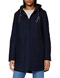 CECIL Damenmantel mit Kapuze in Woll-Optik. Maße bei EU-Größe M ca.: Länge 85 cm, Brust 57 cm, Saumweite 60 cm