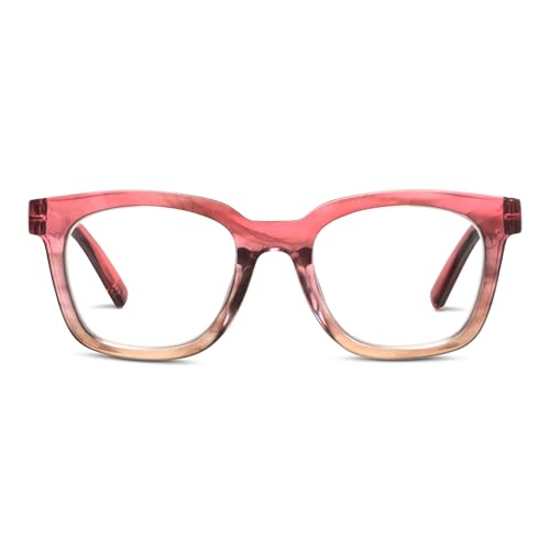 Image of Peepers by PeeperSpecs Women's to The Max Square Blue Light Blocking Reading Glasses
