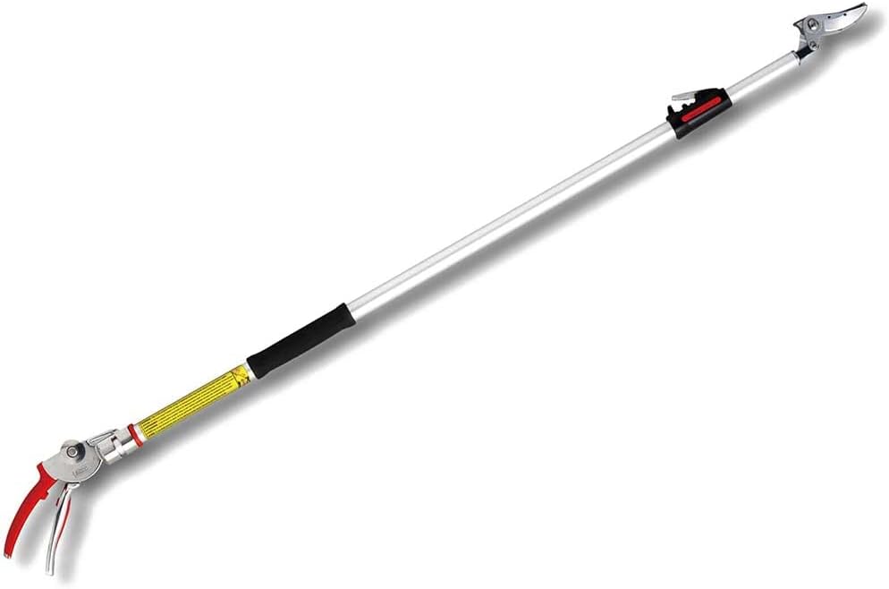 Long Reach Telescopic Pruner 13000-2000mm | ARS-160ZF-2.0-3 | Strong & Heavy Duty Blade Yet Lightweight, Long Handled Shears, Grip for Safety, Aluminium Swing Head