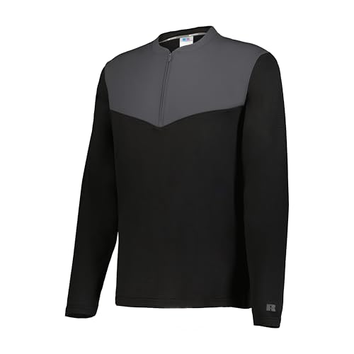 メンズウェア BRIEFING MENS W RUSSEL HIGH NECK Amazon.com: Russell Athletic Mens Sideline Grid 1/4 Zip Pullover