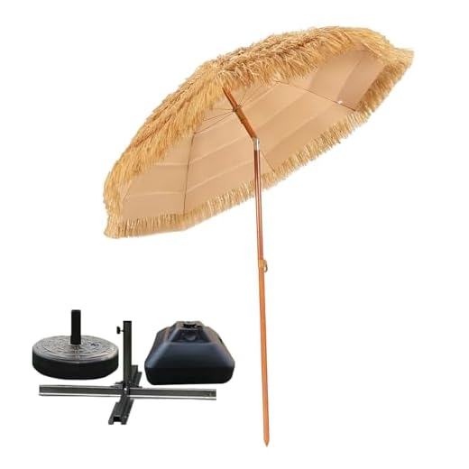 GYYDXXFC Straw Sun Umbrella for Outdoors
