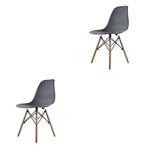 Catálogo para Comprar On-line Sillas Eames Baratas comprados en linea. 42 MUNDO IN MUEBLES Juego de 2 Sillas Eames Oslo | Sillas para Comedor, Oficina, Escritorio, Recamara, Sala, Cocina o Jardín | Set de 2 Modernas Sillas de Plástico Polipropileno con...