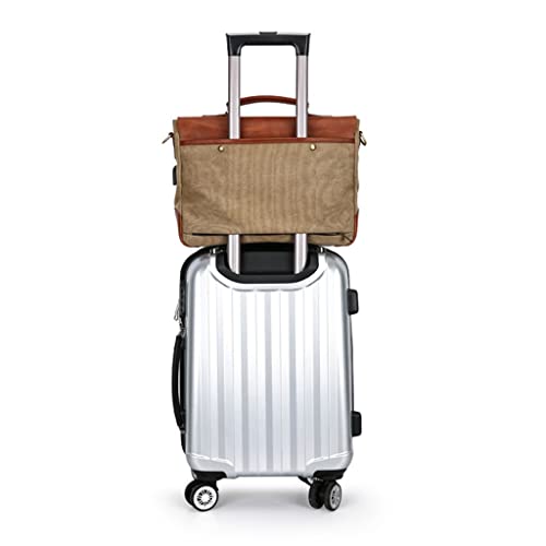 Official briefcase European and American retro shoulder portable messenger bag casual bag2