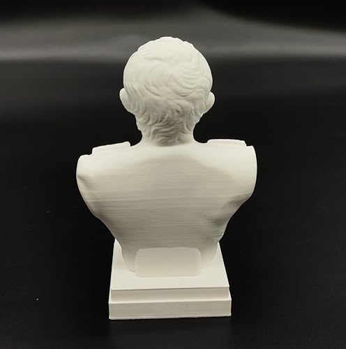 Busto Estatua Emperador Romano Augusto 4 pulg Hx2.5 Wx2 D miniatura 3