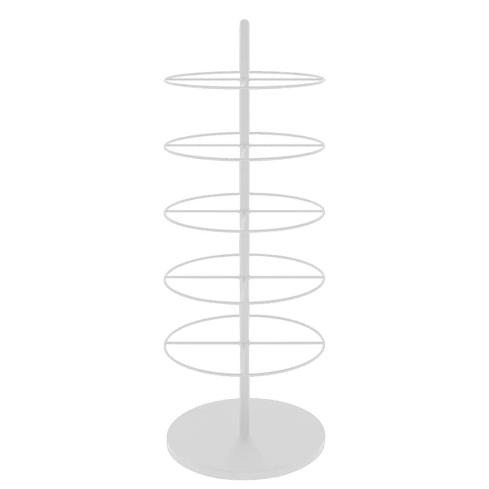 Soporte giratorio multifuncional para guardar bufandas, para calcetines y ropa interior, soporte de exhibición de metal para minoristas, tiendas de ropa, espacios pequeños y boutiques
